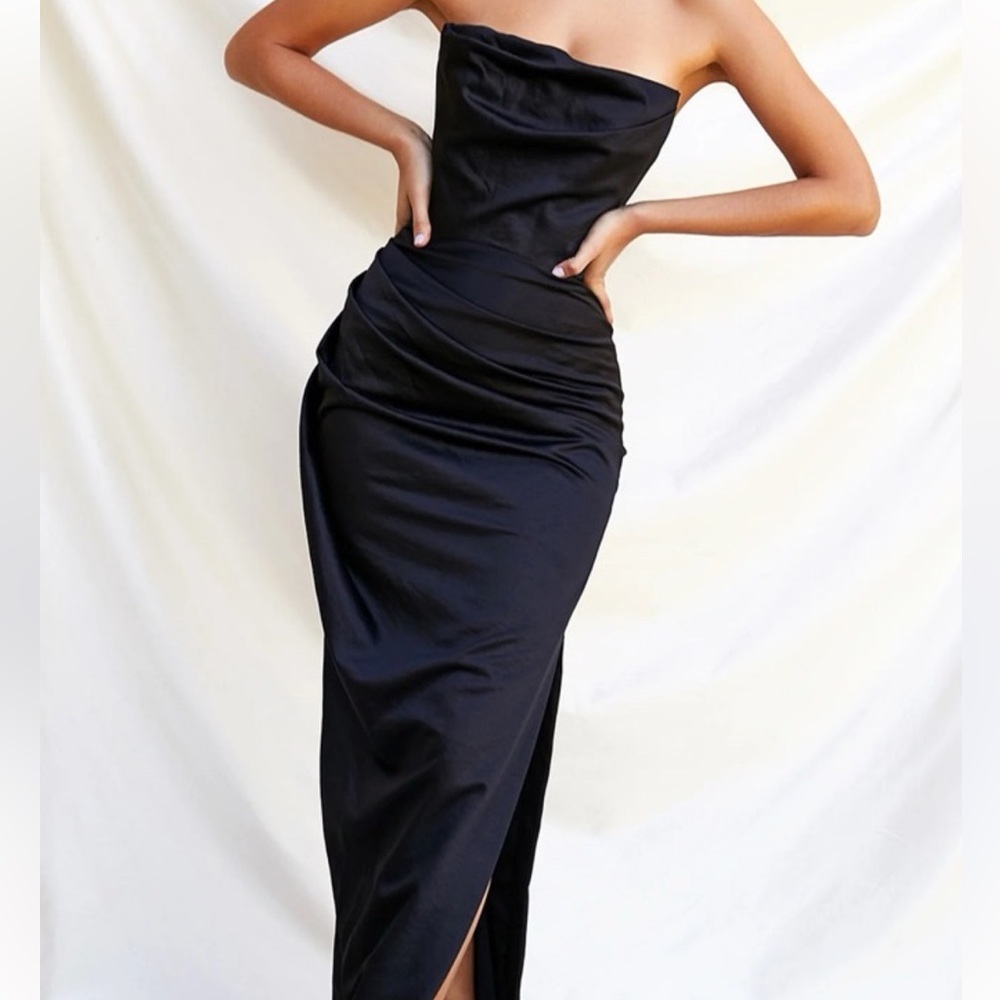 House of CB Black Adrienne Maxi Dress